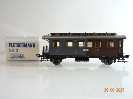 Fleischmann H0 5813 Personenwagen 3./4. Kl. der K.P.E.V. in OVP BH213