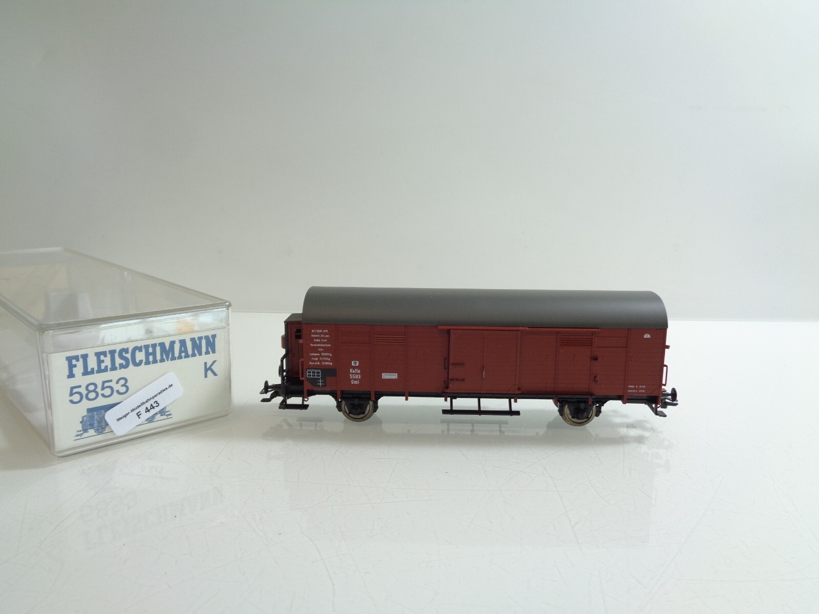 Fleischmann H0 5853K AC Transporter Wagon Halle in OVP F443