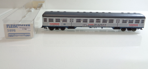 Fleischmann H0 5898 K AC Personenwagen Silberling 2.Klasse der DB in OVP C738