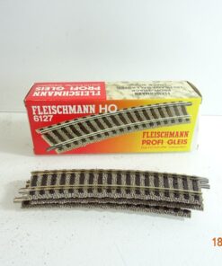 Fleischmann H0 6127 Gebogenes Gleis 3 Stück siehe Foto in OVP CK6739