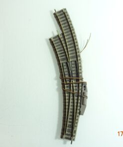 Fleischmann H0 6142 Bogenweiche links mit Antrieb siehe Foto CK6676 o.