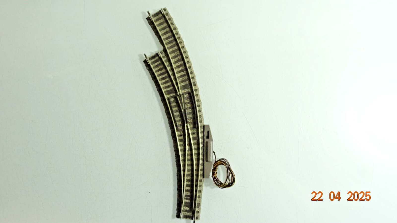 Fleischmann H0 6142 Bogenweiche links mit Antrieb siehe Foto CK7637 o.