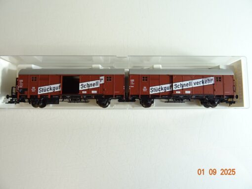 Fleischmann H0 805306K ged. Güterwagen Stückgut Schnellverkehr d. DB in OVP BH58