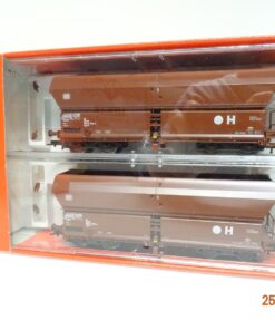 Fleischmann H0 83 5521 K Schüttgutwagen 2 Stück der DB in OVP JL3147