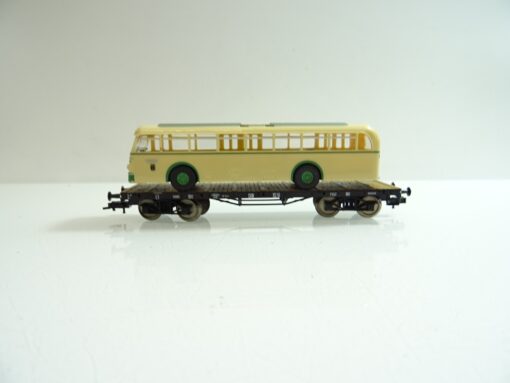 Fleischmann H0 85 5286 K AC Rungenwagen mit O-Bus der DB in OVP TF323 – Bild 3