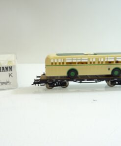 Fleischmann H0 85 5286 K AC Rungenwagen mit O-Bus der DB in OVP TF323