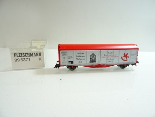 Fleischmann H0 99 5371 K Schiebewandwagen 50 Jahre Spielwarenmesse in OVP TF321