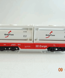 Fleischmann H0 Containerwagen mit 2 Container der DB in EVP PR7556