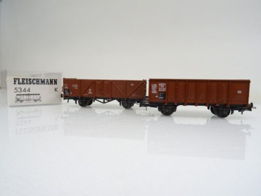 Fleischmann H0 Hochbordwagen der DB 2 Stück in EVP PR26 – Bild 3