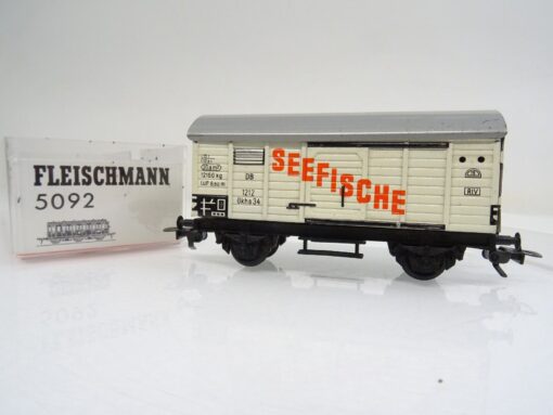 Fleischmann H0 Kühlwagen Seefische der DB Blech in EVP PR42