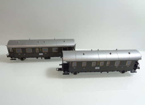 Fleischmann H0 Personenw. Set Donnerbüchse 36 443+28 577 der DR in EVP AR5757