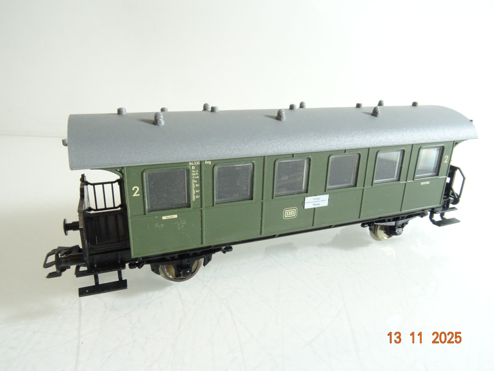 Fleischmann H0 Personenwagen 2. Klasse Passau der DB RR4536 o.