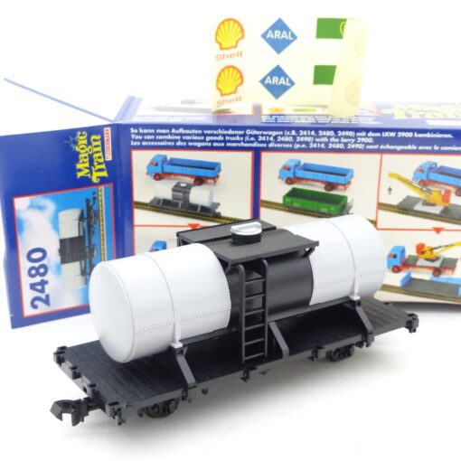 Fleischmann Magic Train 2480 0e Kesselwagen Esso BP Shell Aral in OVP EX6638 – Bild 3