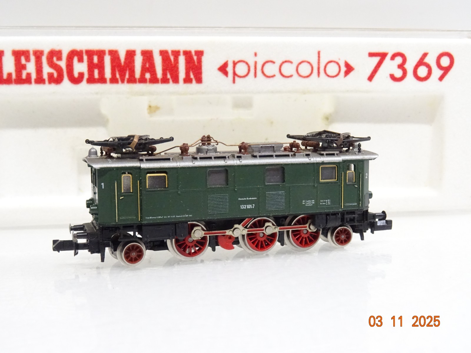 Fleischmann N 7369 E-Lok BR 132 101-7 der DB in OVP JL4083