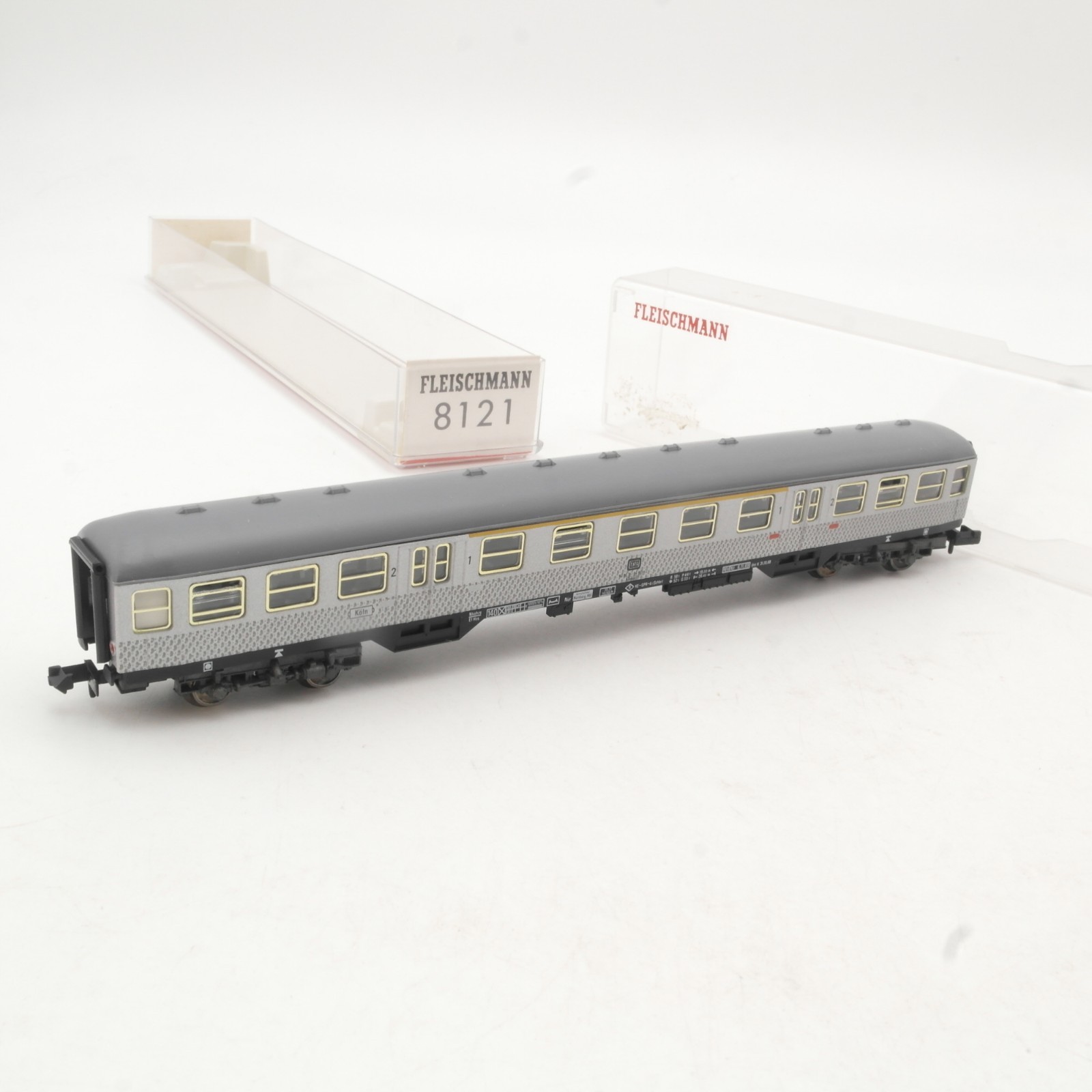 Fleischmann N 8121 Nahverkehrswagen Silberling 1./2. Kl. der DB in OVP RR4917 – Bild 3