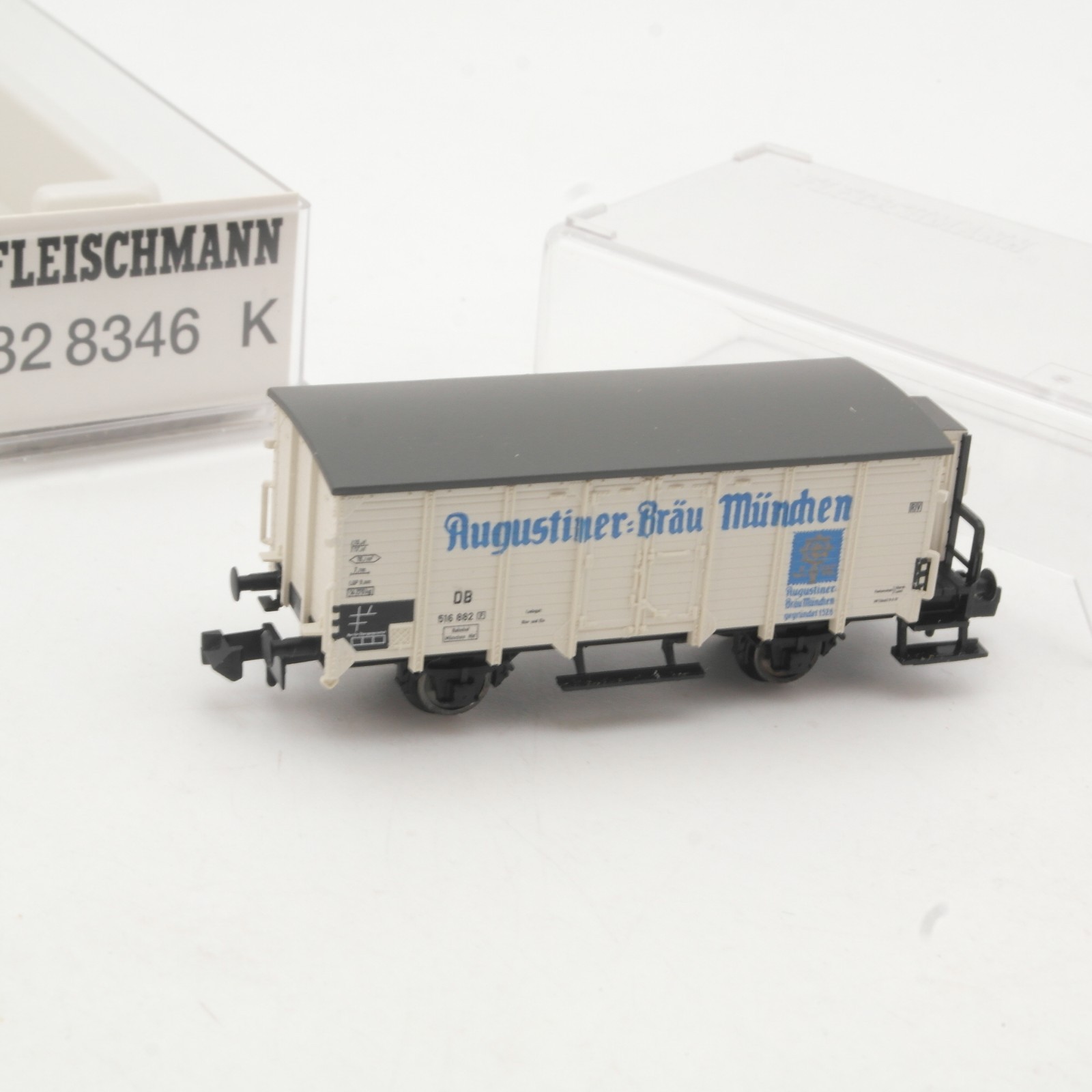 Fleischmann N 82 8346 K Bierwagen Augustiner-Bräu München der DB in OVP RR5368 – Bild 3