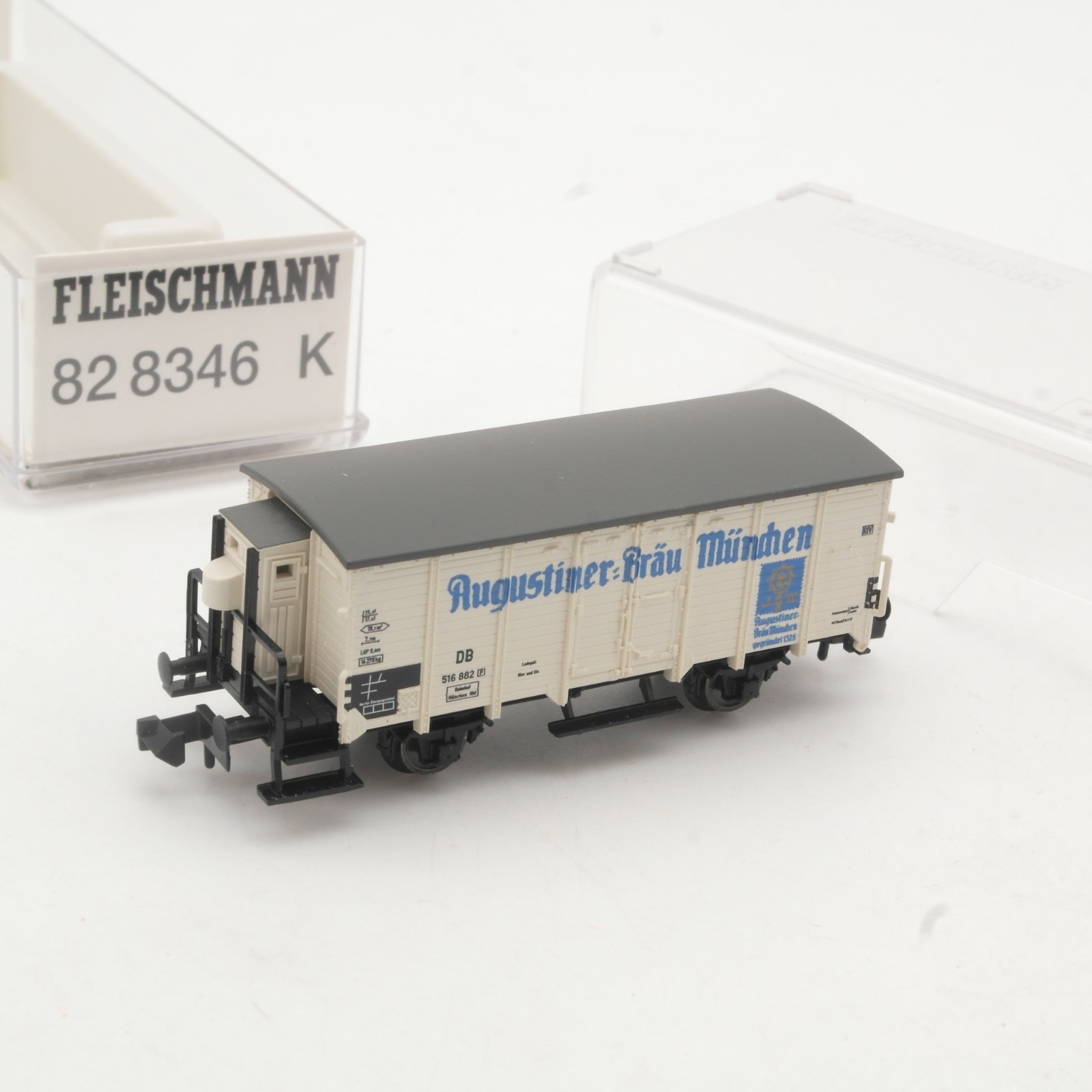 Fleischmann N 82 8346 K Bierwagen Augustiner-Bräu München der DB in OVP RR5368