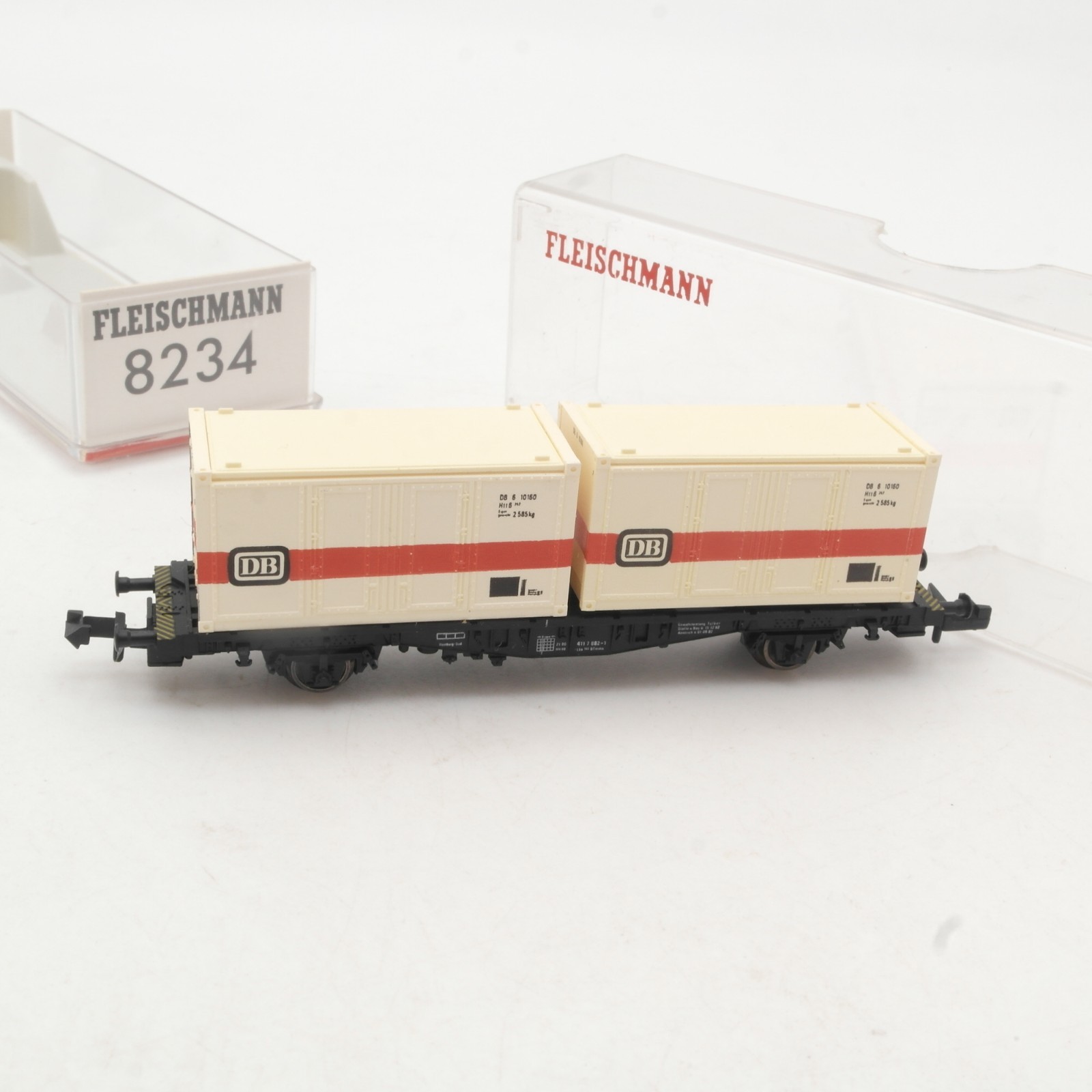 Fleischmann N 8234 Containerwagen der DB in OVP RR4933 – Bild 3