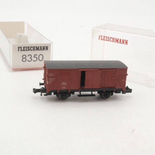 Fleischmann N 8350 gedeckter Güterwagen der DB in OVP RR58 – Bild 3