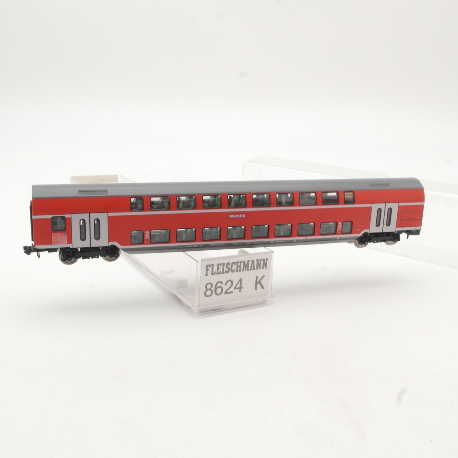 Fleischmann N 8624 K Doppelstockwagen 2. Klasse in OVP QR7924 – Bild 3