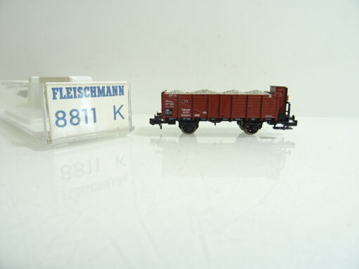 Fleischmann N 8811 K offener Güterwagen mit Ladung in OVP AR7426