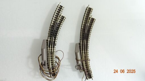 Fleischmann piccolo N 9142 Bogenweiche rechts 2St. mit Antrieb s. Foto CK9010 o.