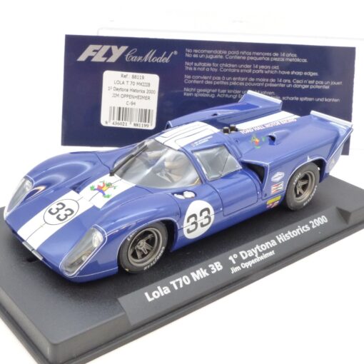 Fly Car Model Nr.: 88119 Lola T70 Mk 3B 1° Daytona Historics, in PC-Box EB8826
