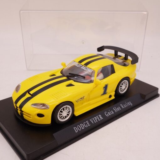 Fly Car Model Ref.: E-1 Dodge Viper Guia Slot Racing #1, in PC-Box EB9000