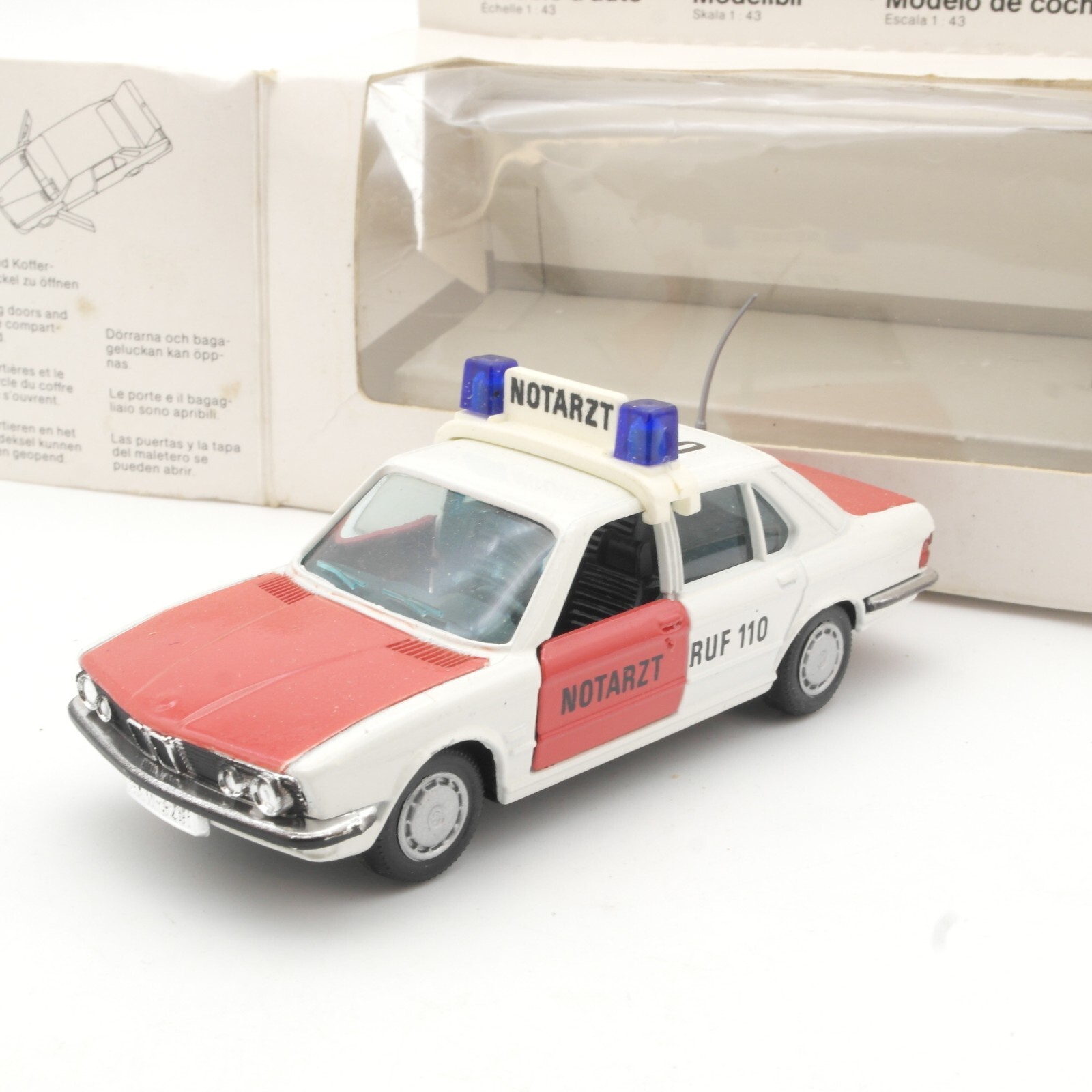 Gama 1:43 1149 BMW 528i Notarzt in OVP QR7345