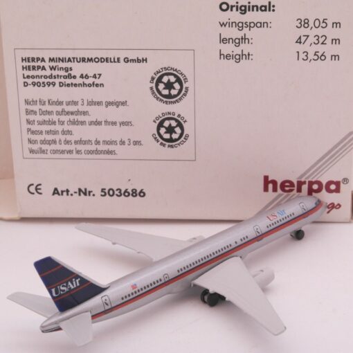 Herpa 1:500 503686 Boeing 757-200 - USAir in OVP EZ9061 – Bild 3