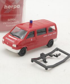 Herpa 1:87 041904 VW T4 Bus Caravelle Feuerwehr in OVP RR3691