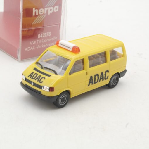 Herpa 1:87 042178 VW T4 Caravelle ADAC in OVP RR3686