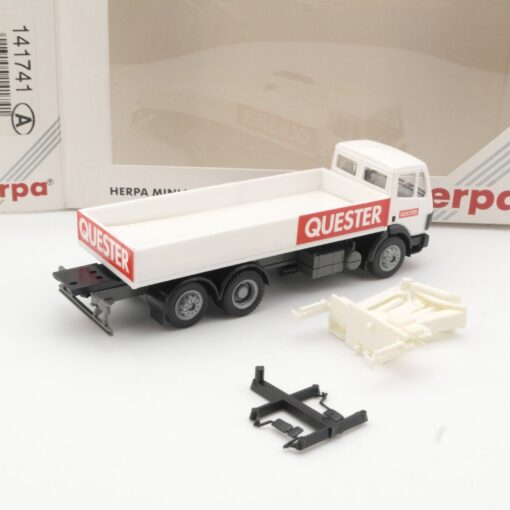 Herpa 1:87 141741 MB Pritsche Quester mit Ladekran in OVP QR5916 – Bild 4