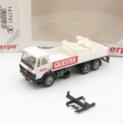 Herpa 1:87 141741 MB Pritsche Quester mit Ladekran in OVP QR5916