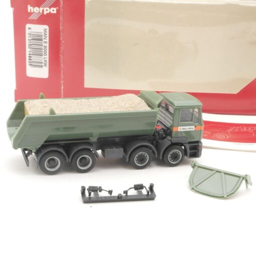 Herpa 1:87 148825 MAN E 2000 Baukipper mit Ladung Max Wild in OVP RR3646 – Bild 3