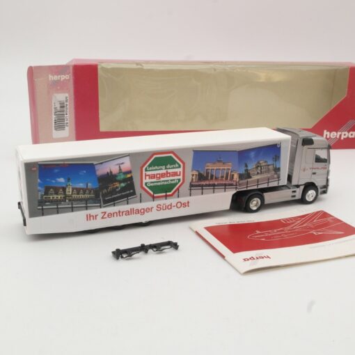 Herpa 1:87 149020 MB Actros sattelzug Hagebau, siehe Foto in OVP QR6210 – Bild 3