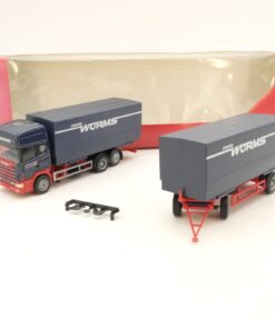 Herpa 1:87 149778 Scania Wechselplanen-Hängerzug Worms in OVP RG6667