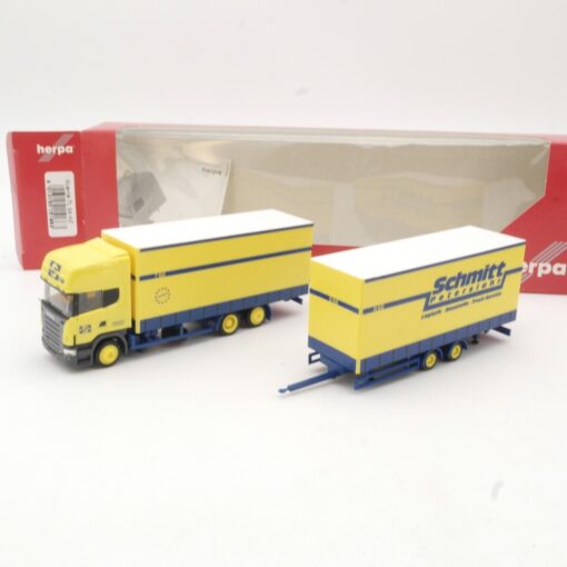 Herpa 1:87 151863 Scania TL 04 Hängerzug Schmitt Peterslahr in OVP QR7624