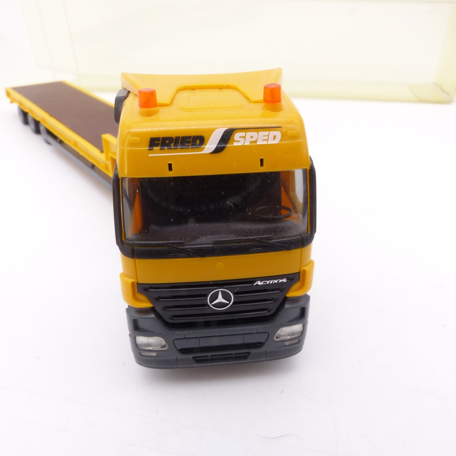 Herpa 1:87 153973 MB Actros Tieflade-Sattelzug Fried Speed in EVP EX8408 – Bild 4