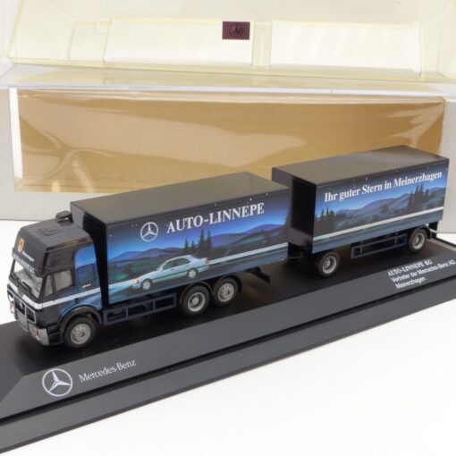 Herpa 1:87 171960 Mercedes SK Hängerzug Auto-Linnepe KG in OVP EX3524