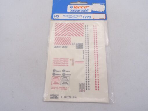 Herpa 1:87 1773 Abziehbildersatz für LKW in OVP QR6995 – Bild 3