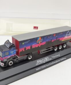 Herpa 1:87 186698 MAN F2000 Sattelzug Megalith Nürnberg in PC-Box EX8535