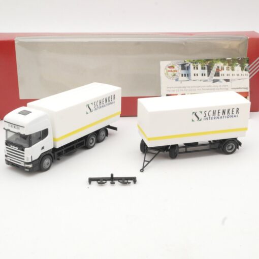 Herpa 1:87 187626 Scania 144 Hängerzug Schenker International in OVP QR7687