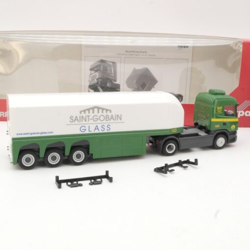 Herpa 1:87 303279 Scania RO9 Sattelzug Offergeld/Saint Gobain in OVP QR8025 – Bild 3
