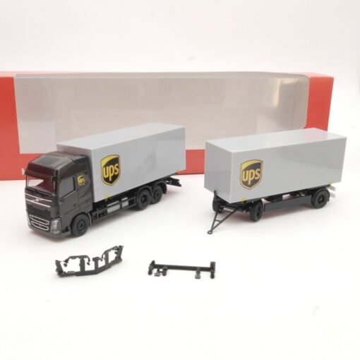Herpa 1:87 308823 Volvo FH GL Hängerzug UPS in OVP QR8330
