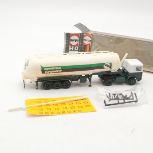 Herpa 1:87 818 500 MAN Sattelzug HG Grewer Spedition in OVP RR662 – Bild 3