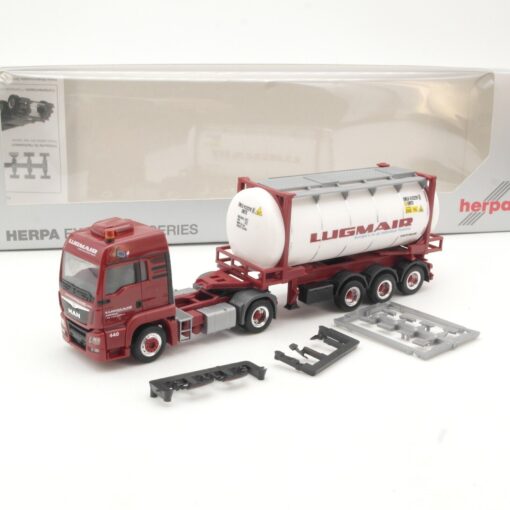 Herpa 1:87 910828 MAN TGS LX Euro6 Sattelzug Lugmair in OVP QR8385
