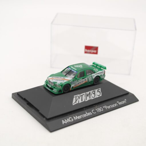 Herpa 1:87 AMG Mercedes C 180 Persson Team DTM 95 in PC Box RR1899