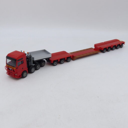 Herpa 1:87 MAN TGX Tiefladesattelzug Convoi Exceptionnel, siehe Bilder o. EB1183
