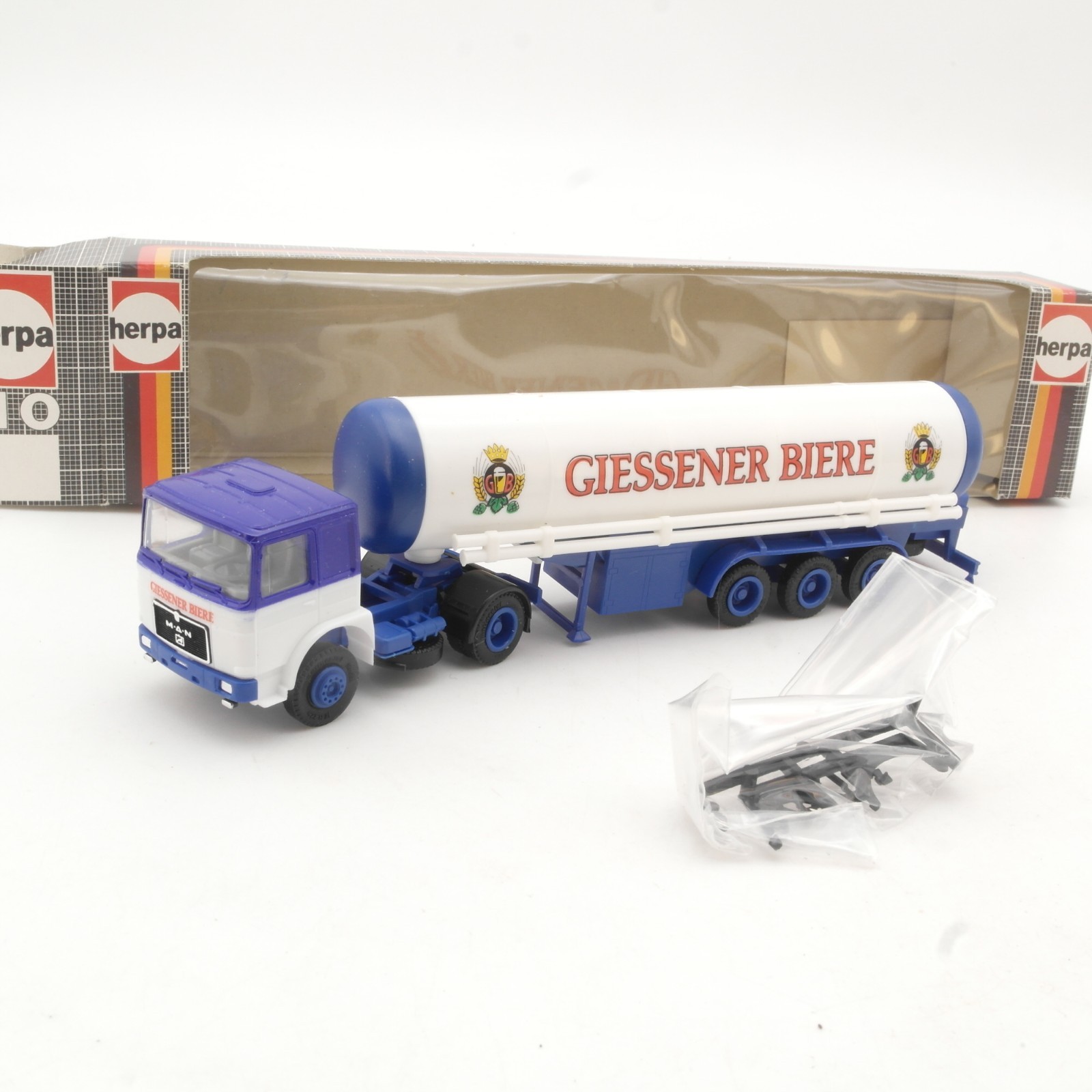 Herpa 1:87 MAN Tank-Sattelzug Giessener Biere in OVP RR5413